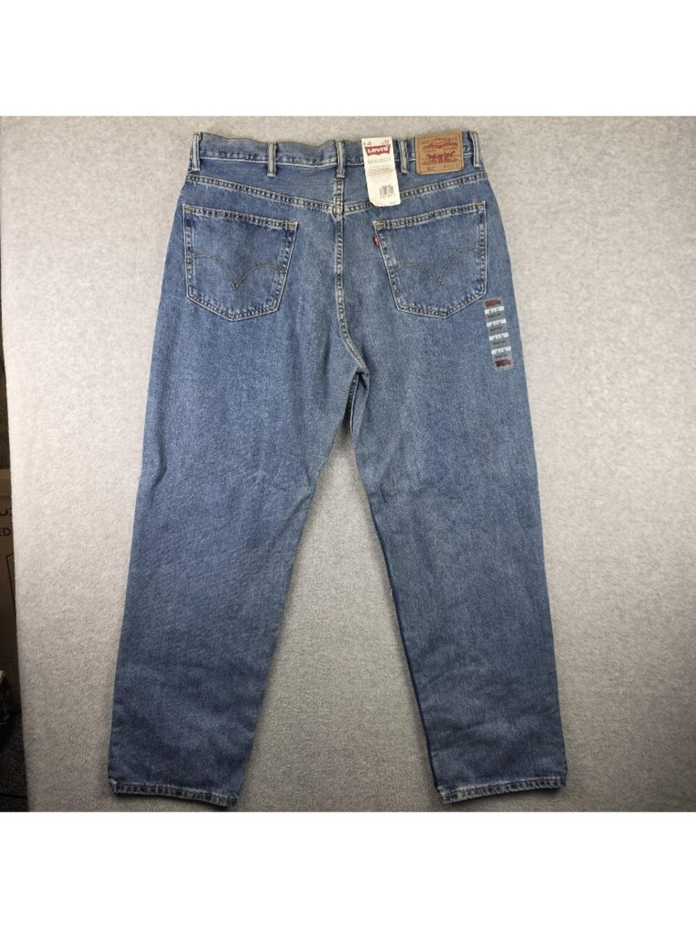 Levi's 550 Relaxed Fit Jeans Mens 40x32 Blue Light Wash Tapered Denim NWT